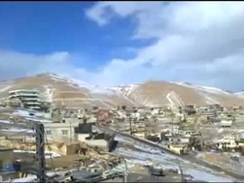 فري برس   ريف دمشق رنكوس اطلاق نار عشوائي على البلدة 28 1 2012