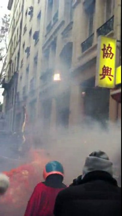 Nouvel an chinois à Lyon: les pétards