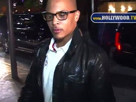 T.I. and Tameka Tiny Cottle dine with their family