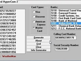 Download Free Vcc and Credit card Generator 2012