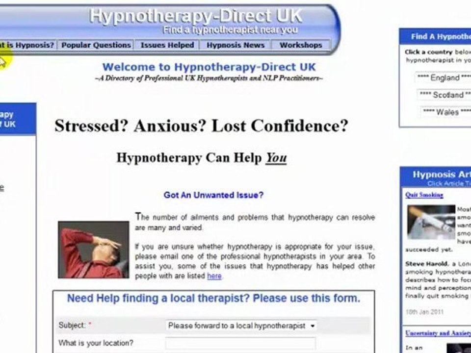 Hypnotherapy Directory UK
