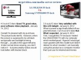 LG 55LK520 55-iNCH VS. Samsung UN55D6000 55-Inch
