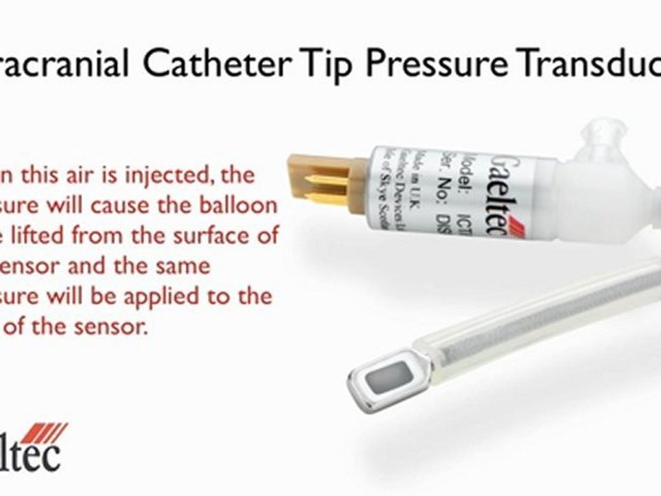Intracranial Catheter Tip Pressure Transducers