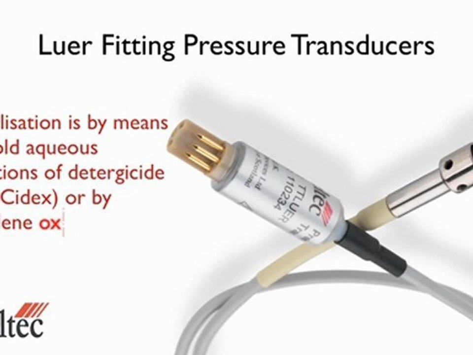 Luer Fitting Pressure Transducer