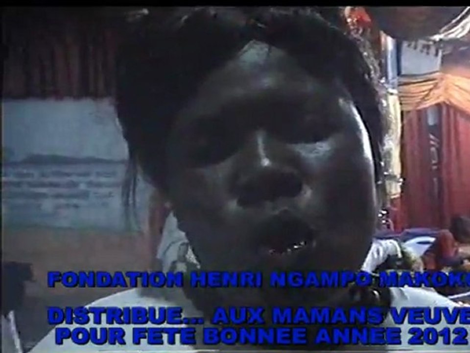 FONDATION HENRI NGAMPO MAKOKO AVEC LES MAMANS VEUVES  TOLOBA TOLOBA TE infos Yannick NGILA
