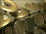 Paiste Rude and Tama Rockstar DX - S.A. Sanctuary drum set-up