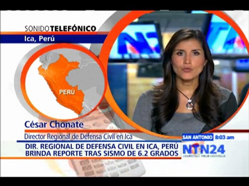 Defensa Civil de Ica confirma que el terremoto de magnitud 6.2 dejó al menos 119 heridos