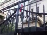 فري برس   اعتصام ثوار سوريا امام السفارة الروسية في لندن 30 1 2012