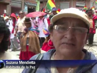 Indígenas llegan a La Paz