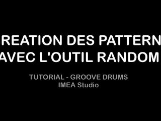 CREATION DES PATTERNS AVEC L'OUTIL RANDOM (FR)