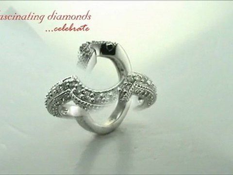 Round Diamond Anniversary Band With Milgrains In Pave Set