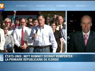 Primaire de Floride : Romney confiant, Gingrich continue ses attaques