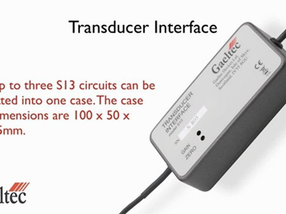 Transducer Interface For Strain Gauge Sensors