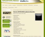 Informationen zum Siemens HB78G4580 studioLine Backofen auf stoeckerline.de