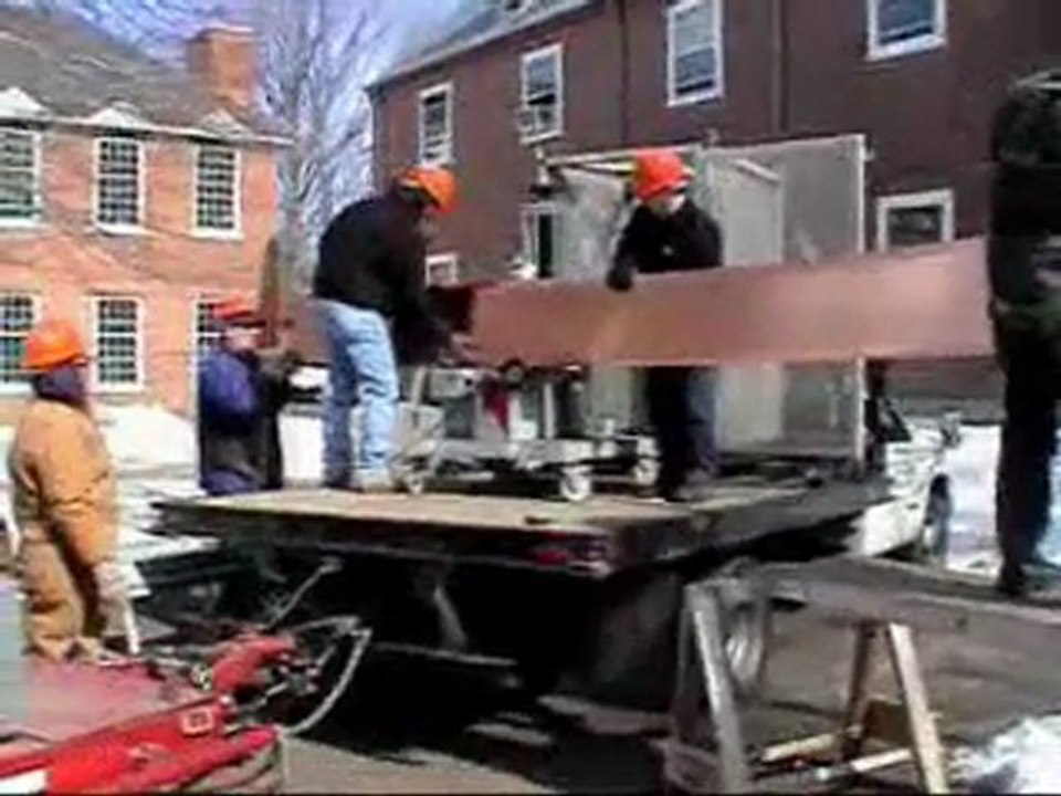 Curved Metal Roofing Application