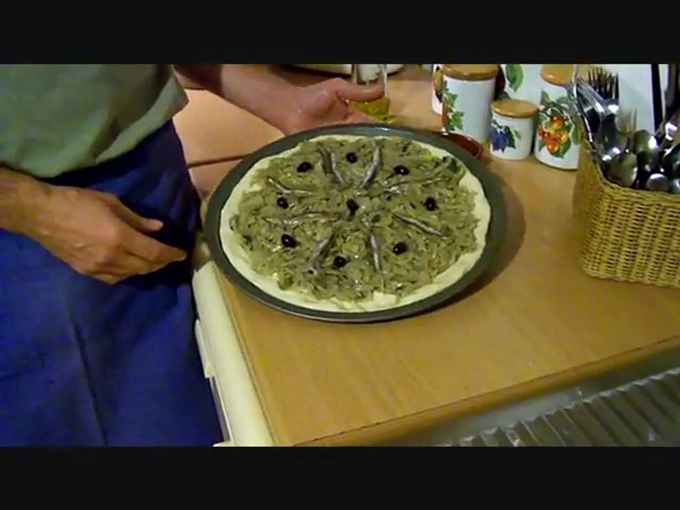 La recette de la pissaladière - Les recettes de Sergio