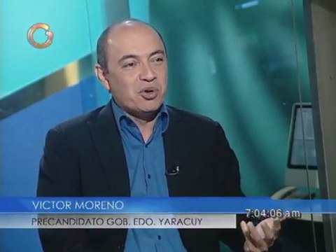 Víctor Moreno ofrece aumentar los sueldos a policías y maestros en Yaracuy