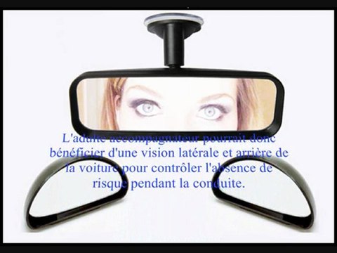 La conduite accompagnée - Kit de rétroviseurs pour particuliers et auto-écoles