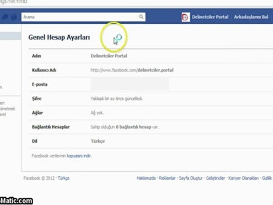 Facebook Hesap Dondurma (www.delinetciler.net)