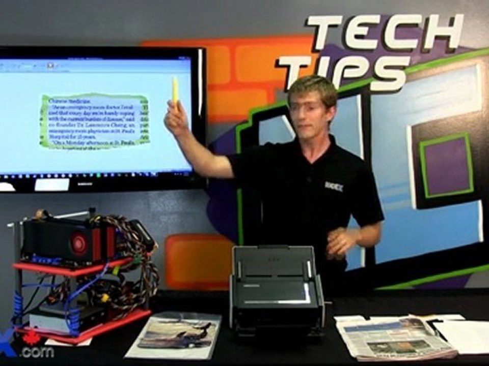 Fujitsu ScanSnap S1500 Double Sided Top Load Scanner Showcase NCIX Tech Tips