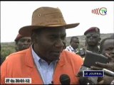 Visite du site du complexe sportif de Brazzaville