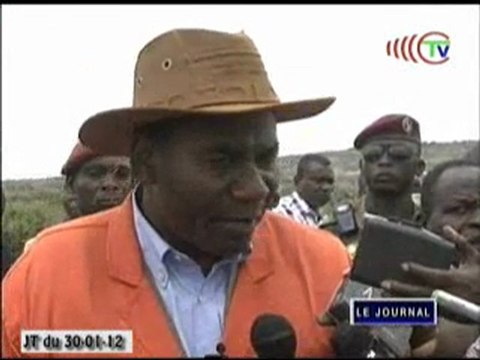 Visite du site du complexe sportif de Brazzaville