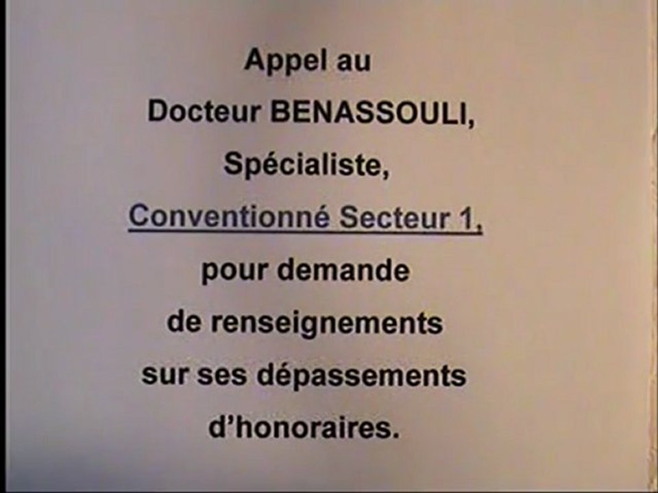Allo Docteur.