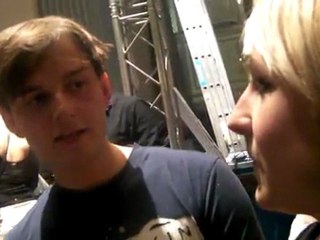 William Tempest backstage after his AW10 LFW show!