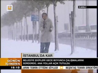 Download Video: 31 Ocak 2012 Nihal Akça istanbulda yoğun kar yağışı 3G ile Ülke TV Günün içinden canlı bağlantı