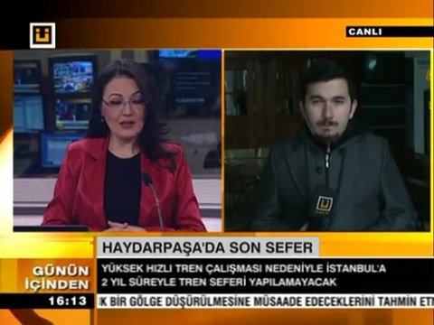 31 Ocak 2012 Musa ALCAN istanbul Haydarpaşa 3G ile Ülke TV Günün içinden canlı bağlantı