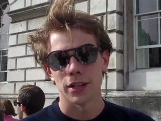 Grazia Daily interviews JW Anderson at his S/S '11 show!