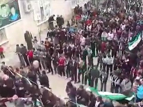 فري برس حماة مورك مظاهرة لأحرار مورك يوم الثلاثاء 31 1 2012