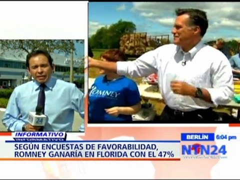 Encuestas revelan que Romney ganaría primarias republicanas de Florida con un 47% de ventaja