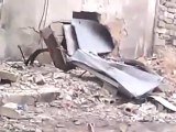 فري برس   حماة حي الحميدية آثار الدمار نتيجة القصف  30 1 2012 ج3