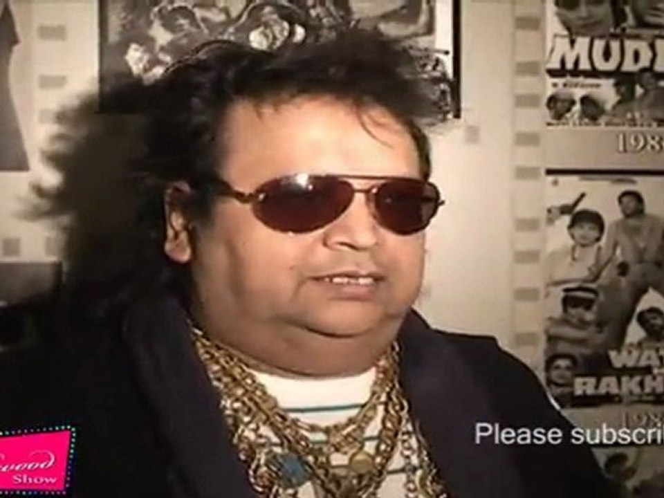 Composer Bappi Lahiri Sings Song Of Movie "Zindagi 50 50" @ Song Recording