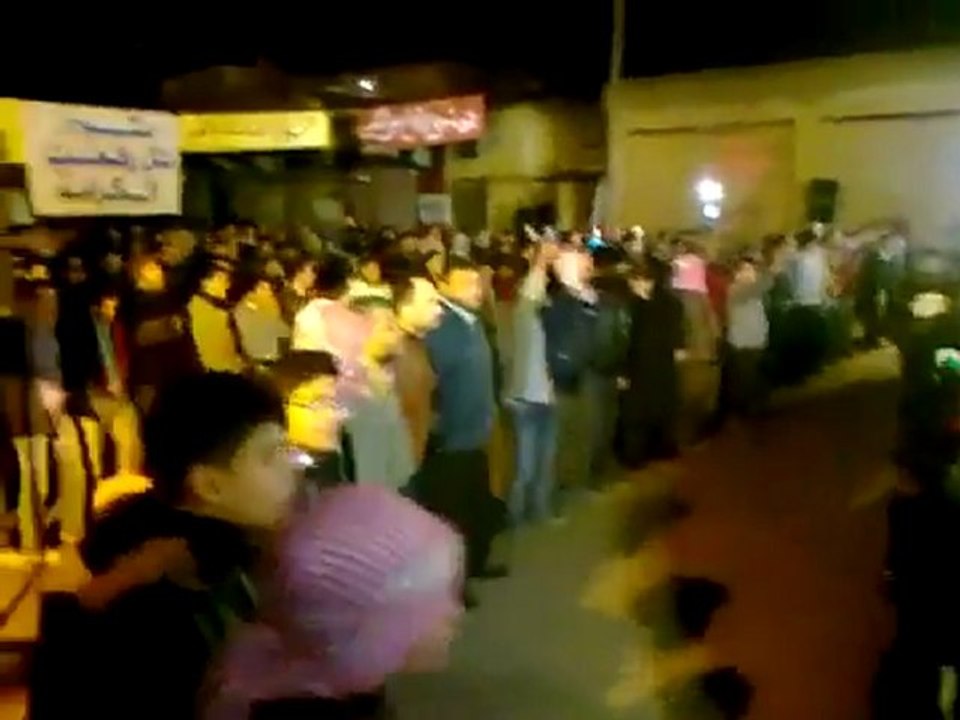 فري برس   حلب   تل رفعت    مظاهرة مسائية 30 1 2012م جـ4