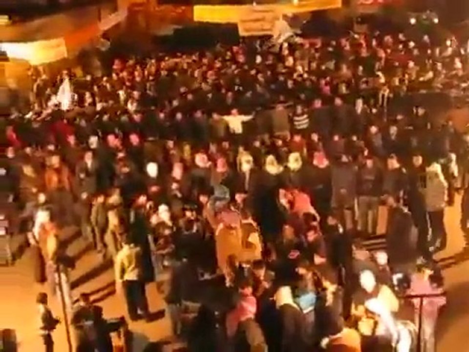 فري برس   حلب   تل رفعت    مظاهرة مسائية 30 1 2012م جـ2