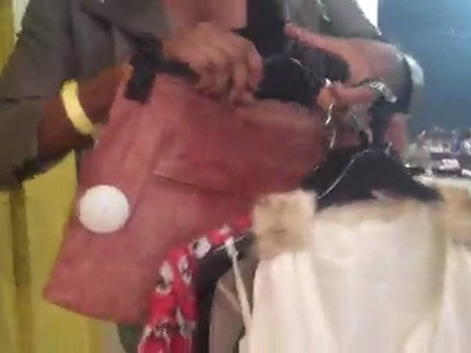 Show and tell at the Kate Moss for Topshop launch!