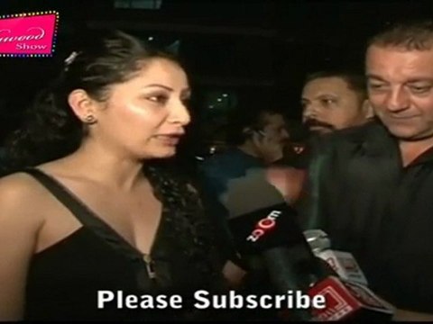 Sanjay Dutt With Wife Manyata Dutt @ Success Party Of Film Agneepath