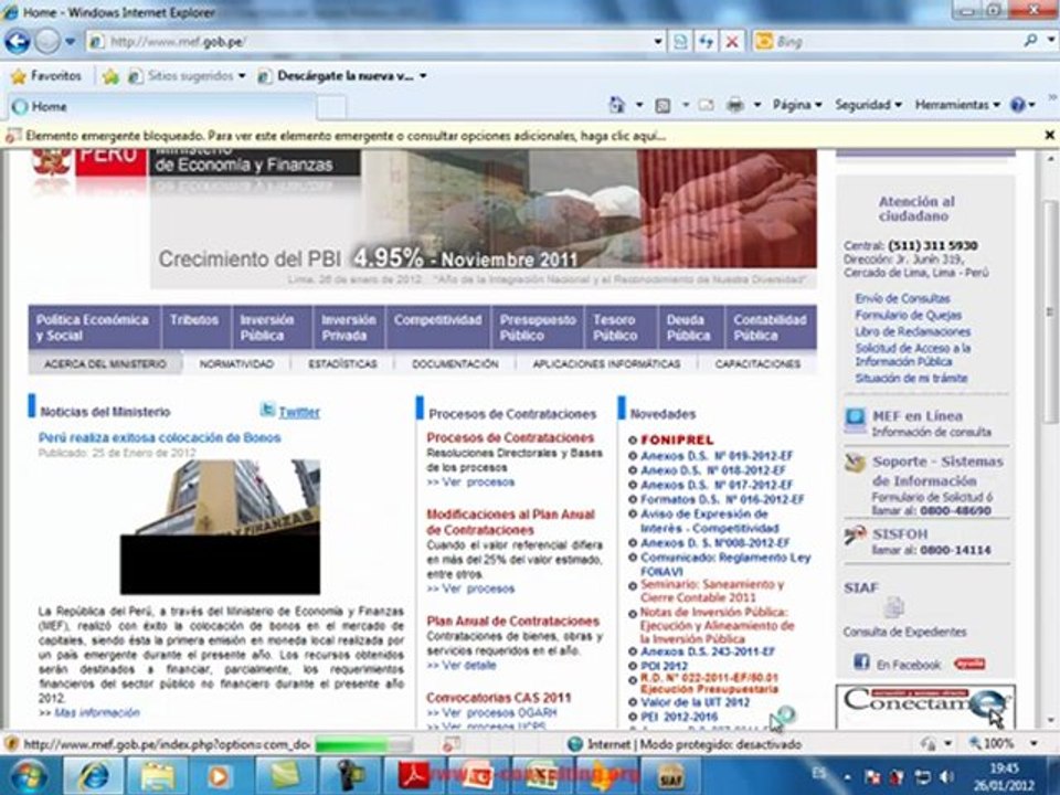 CIERRE CONTABLE 2012 (PRIMERA PARTE)