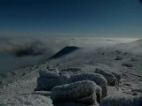 Mer de nuages en accéléré depuis le Mont Mézenc