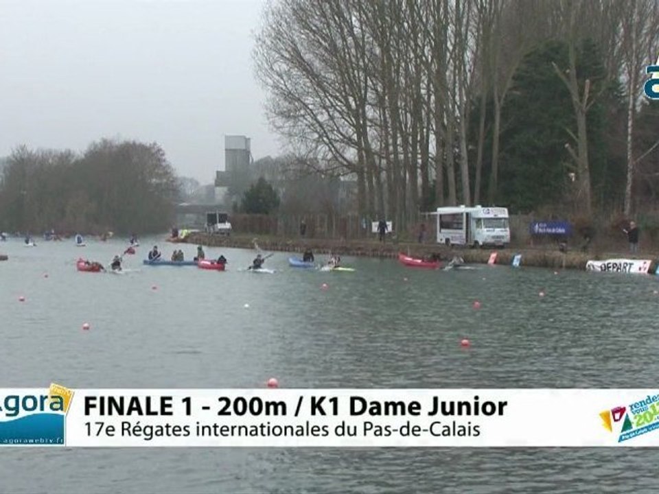 FINALE 1 (200m) K1 DAME JUNIOR - REGATE INTERNATIONALE DU PAS-DE-CALAIS 2012
