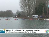 FINALE 1 (200m) K1 HOMME JUNIOR - REGATE INTERNATIONALE DU PAS-DE-CALAIS 2012