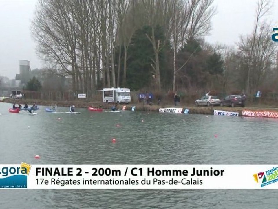 FINALE 1 (200m) C1 HOMME JUNIOR - REGATE INTERNATIONALE DU PAS-DE-CALAIS 2012