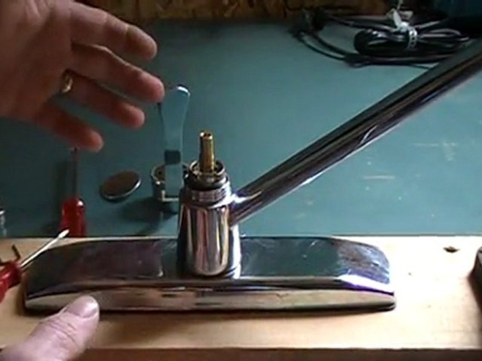 How to repair a leaky kitchen faucet. ...single lever...moen