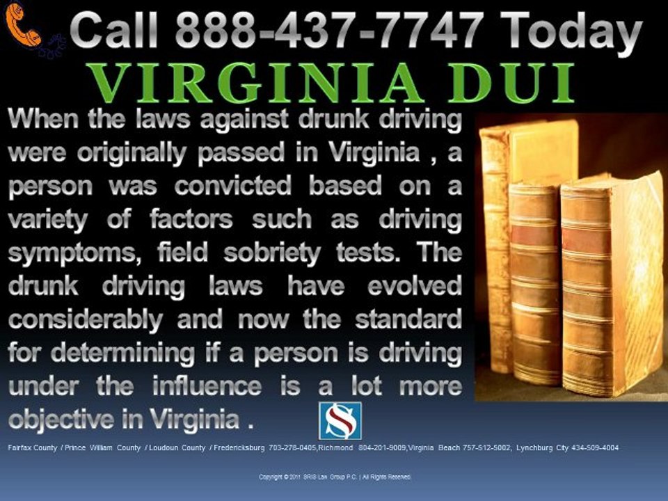 DUI VIRGINIA LAWYER ATTORNEYS - YouTube