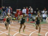 Women's 60m dash - heat four at OSU 2012 indoor track meet