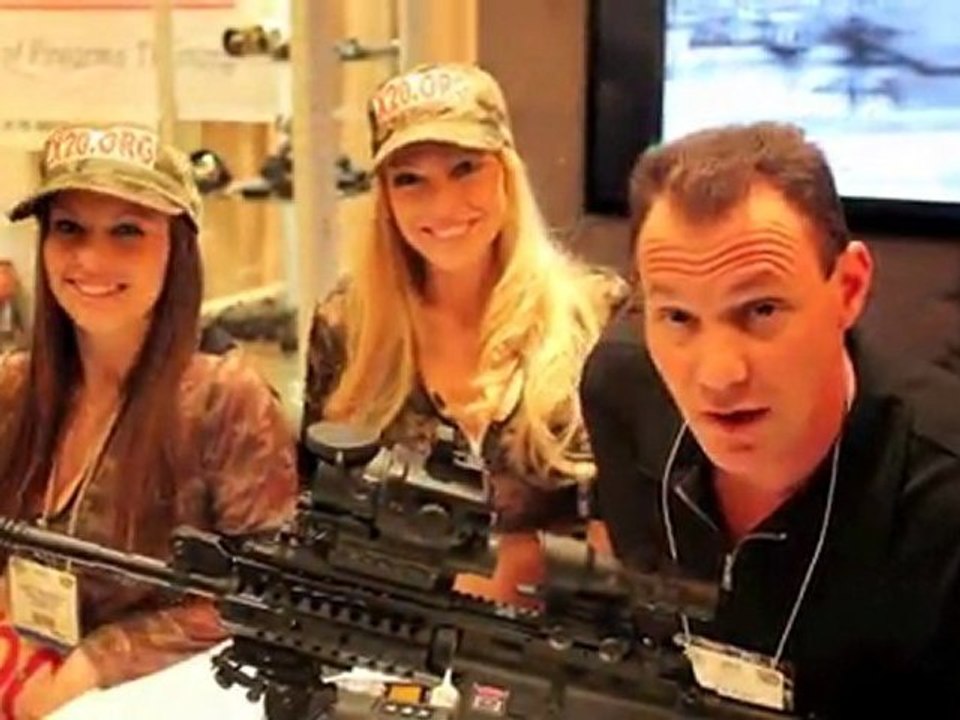 shot show 2012 featuring the FLIR T60 ATWS Clip on thermal weapon sight with Trijicon ACOG