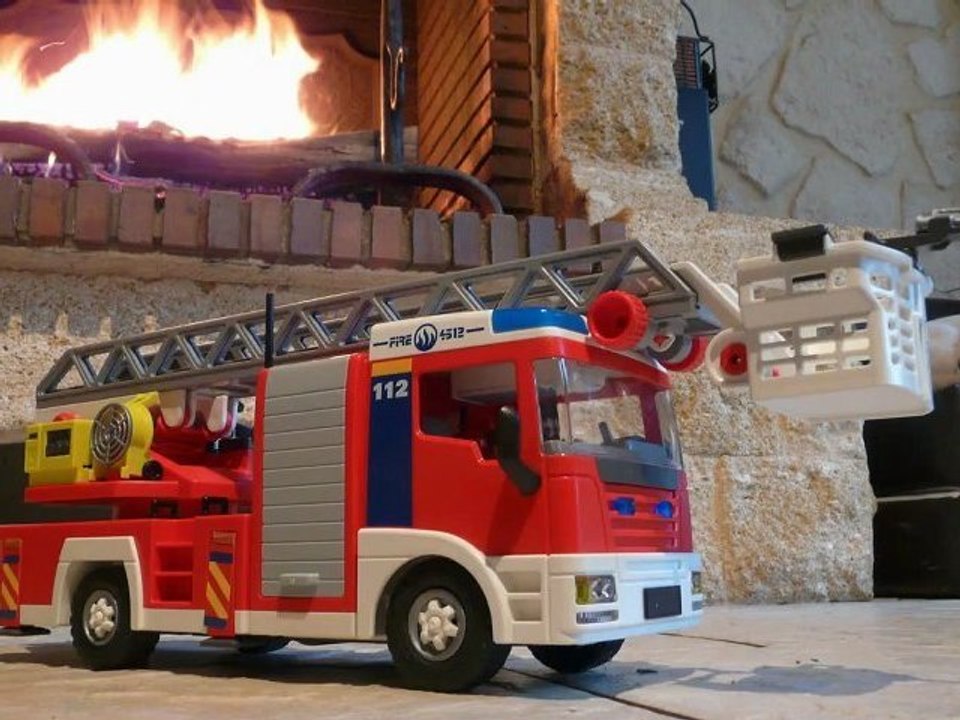 Stop motion Playmobil pompier