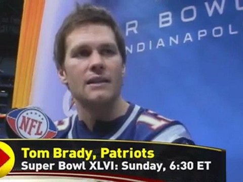Super Bowl XLVI: Brady on Giants Rematch